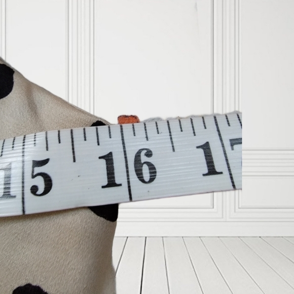 Dalmatian Print Tie Strap Mini Shift Dress - Picture 5 of 5